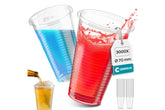 Plastikbecher Ausschankbecher PP, transparent, 200ml